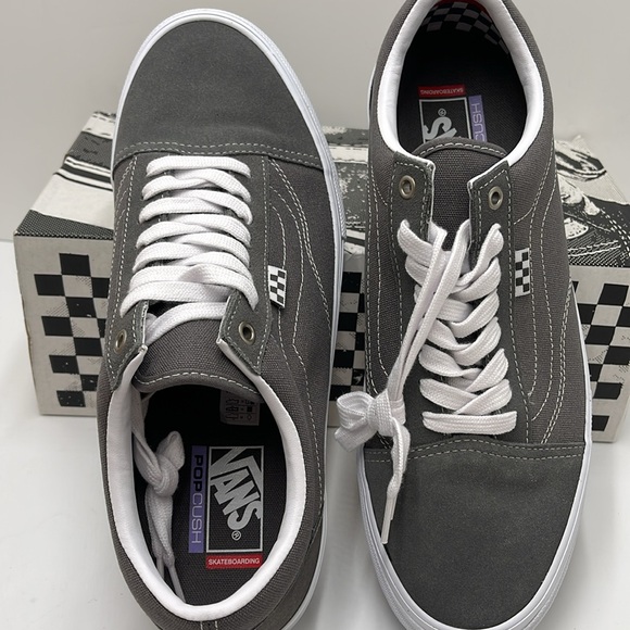 Vans Men’s Skate Old Skool 
Pewter/True White
VN0A5FCB195 Sneakers - Picture 12 of 16